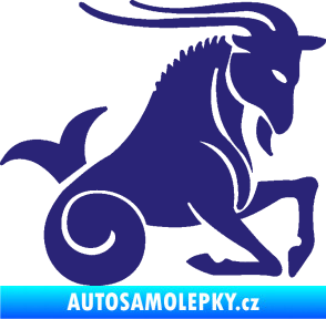Samolepka Kozoroh 004 pravá střední modrá