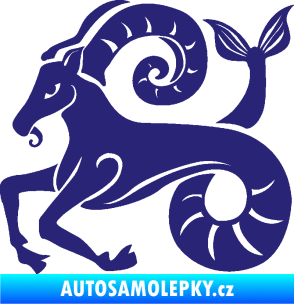 Samolepka Kozoroh 005 levá střední modrá