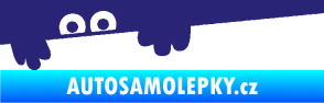 Samolepka Kuk 008 levá šmírák střední modrá