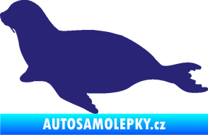 Samolepka Lachtan 001 levá střední modrá