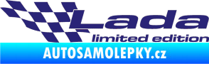 Samolepka Lada limited edition levá střední modrá