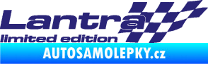 Samolepka Lantra limited edition pravá střední modrá