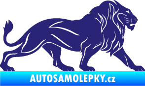 Samolepka Lev 007 pravá střední modrá