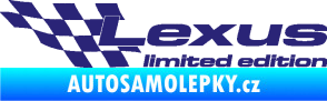 Samolepka Lexus limited edition levá střední modrá
