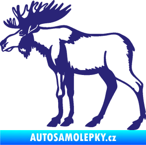 Samolepka Los 005 levá střední modrá