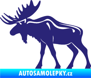 Samolepka Los 006 levá střední modrá