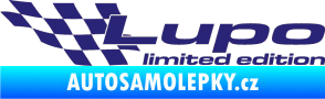 Samolepka Lupo limited edition levá střední modrá