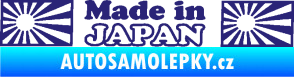 Samolepka Made in Japan 002 střední modrá