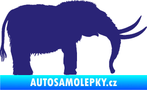 Samolepka Mamut 001 pravá střední modrá