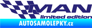 Samolepka MAN limited edition levá střední modrá