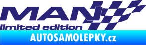 Samolepka MAN limited edition pravá střední modrá