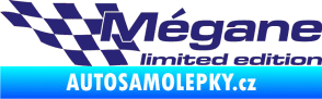 Samolepka Mégane limited edition levá střední modrá