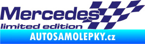 Samolepka Mercedes limited edition pravá střední modrá