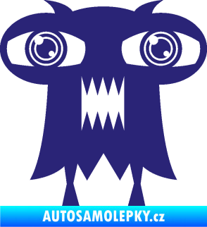 Samolepka Monstrum 003 pravá střední modrá