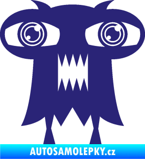 Samolepka Monstrum 003 levá střední modrá