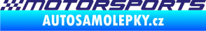 Samolepka Motorsports 001 střední modrá