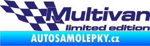Samolepka Multivan limited edition levá střední modrá