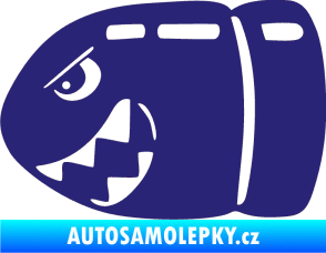 Samolepka Náboj 002 levá střední modrá