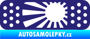 Samolepka Náplast 002 levá střední modrá