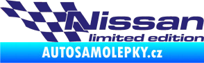 Samolepka Nissan limited edition levá střední modrá
