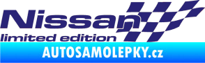 Samolepka Nissan limited edition pravá střední modrá