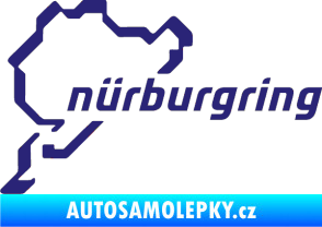 Samolepka Nurburgring střední modrá