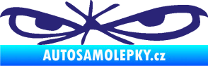 Samolepka Oči 002 levá střední modrá