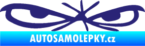 Samolepka Oči 002 pravá střední modrá