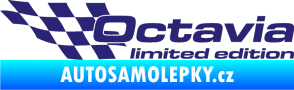 Samolepka Octavia limited edition levá střední modrá