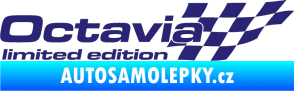 Samolepka Octavia limited edition pravá střední modrá