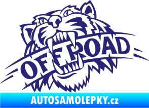 Samolepka Off Road 001  střední modrá
