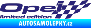 Samolepka Opel limited edition pravá střední modrá