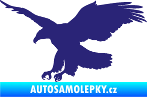 Samolepka Orel 013 levá střední modrá