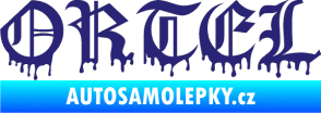 Samolepka Ortel střední modrá