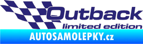Samolepka Outback limited edition levá střední modrá