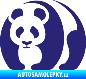 Samolepka Panda 001 levá střední modrá