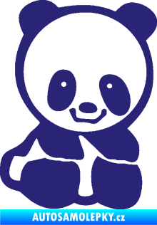Samolepka Panda 009 pravá baby střední modrá