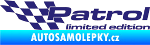 Samolepka Patrol limited edition levá střední modrá