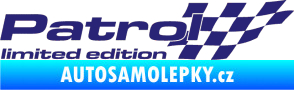 Samolepka Patrol limited edition pravá střední modrá
