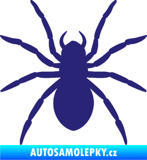 Samolepka Pavouk 015 střední modrá