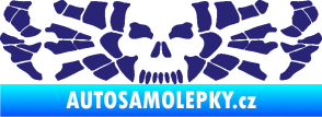 Samolepka Pavouk 017 smrťák střední modrá
