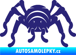 Samolepka Pavouk 018 střední modrá