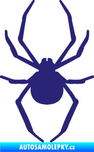 Samolepka Pavouk 021 střední modrá