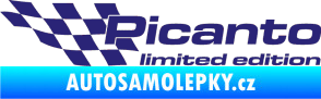 Samolepka Picanto limited edition levá střední modrá