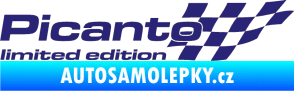 Samolepka Picanto limited edition pravá střední modrá