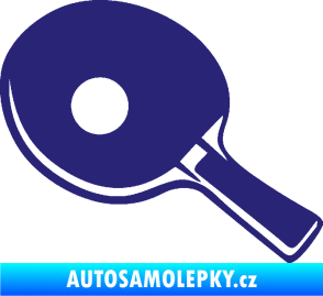 Samolepka Ping pong pálka levá střední modrá