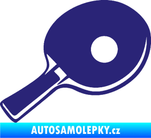 Samolepka Ping pong pálka pravá střední modrá