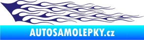 Samolepka Plameny 011 střední modrá