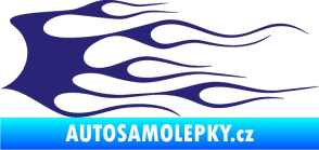 Samolepka Plameny 018 střední modrá