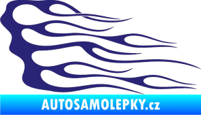 Samolepka Plameny 043 střední modrá